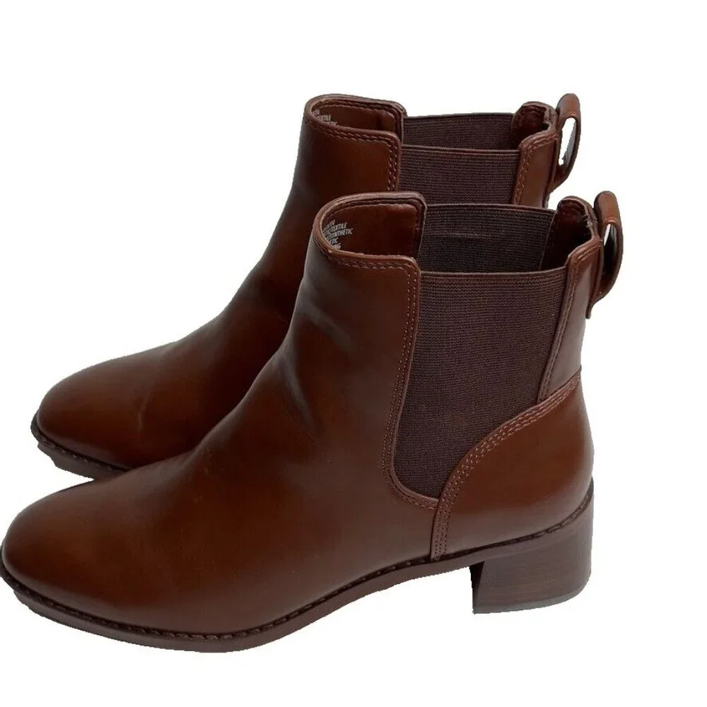 J.Crew Womens $188 Chelsea Boots Roasted Cocoa Size 8.5 CA774 #207 - Picture 2 of 16